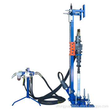 Fullypneumatic DTH drilling machine